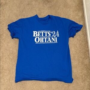 Blue Graphic Men's T-Shirt Dodgers